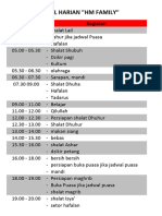 Jadwal Kegiatan Mabit 2022