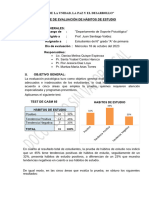 Informe de Sesiones