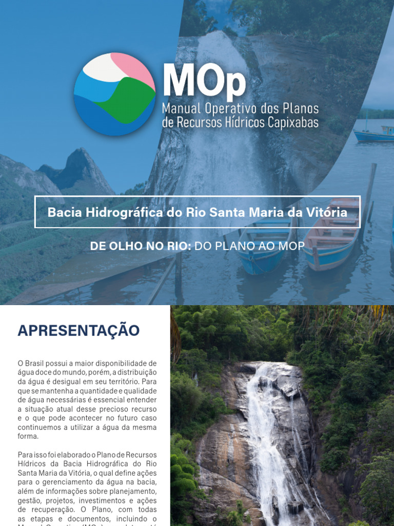 Plano de Recursos Hídricos do Rio Santa Maria | PDF | Bacia ...