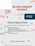 Ruang Lingkup Filsafat