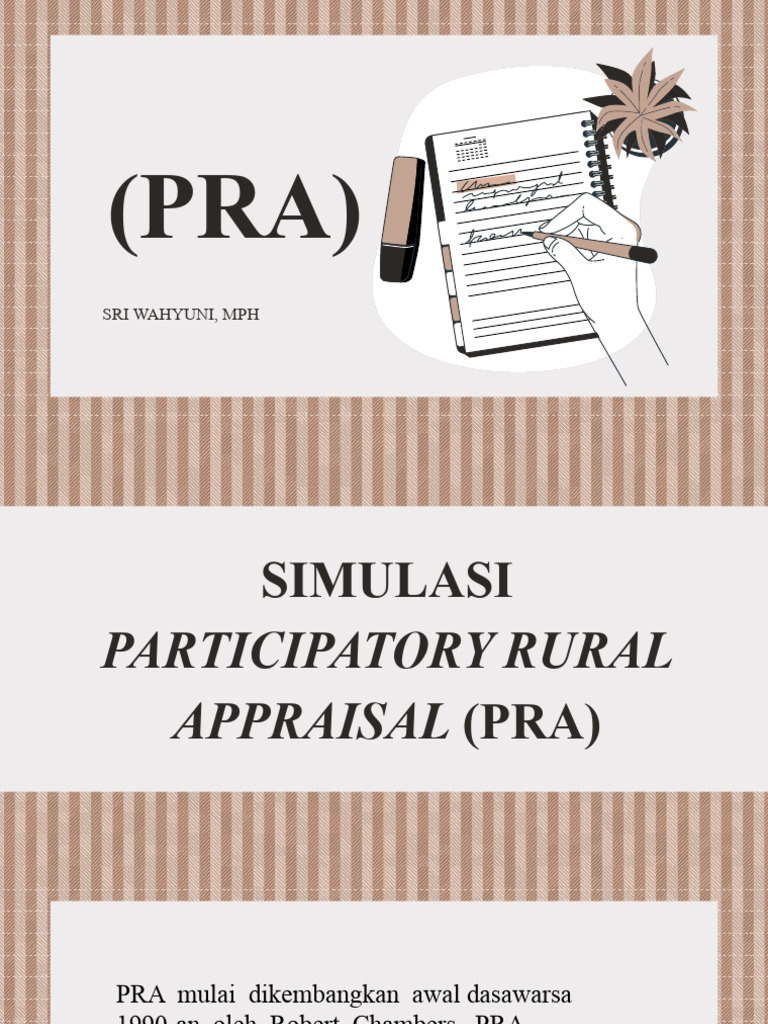 Simulasi Participatory Rural Appraisal | PDF
