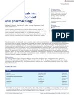 British J Pharmacology - 2015 - Pastore - Transdermal Patches History Development and Pharmacology