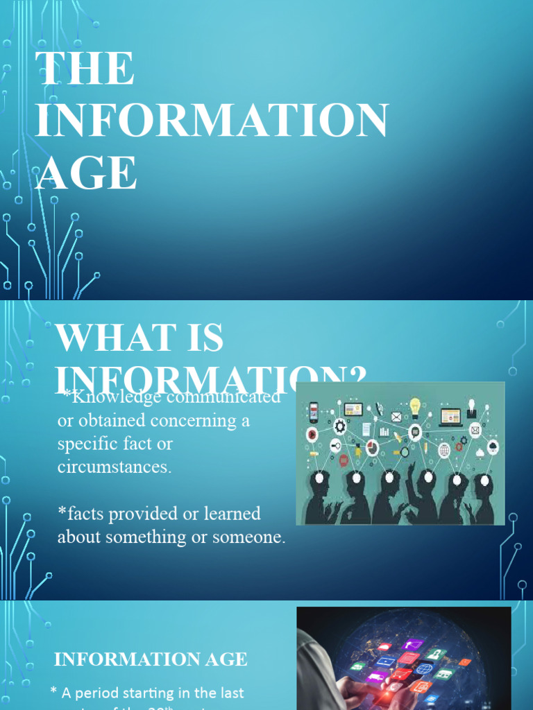 The Information Age Revise PDF Personal Computers Writing