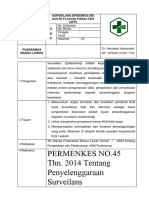 SOP Surveilans Epidemiologi