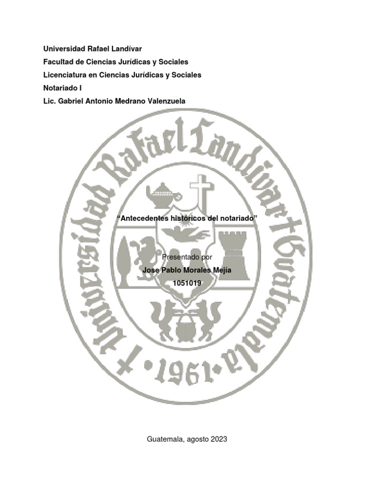 Antecedentes hist ricos del notariado pdf guatemala sociedad