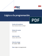 Logica A La Programacion Tarea 1 q4 Ailyn