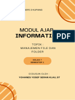 Modul Ajar Informatika - Manajemen Folder Dan File - Fase D