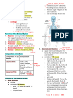 5 NOTES - Skeletal System