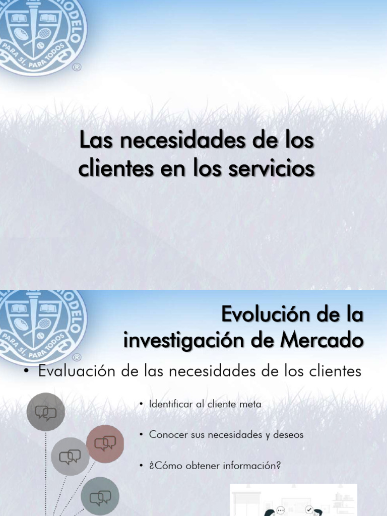 Las necesidades de los clientes y la garantía 2023 | PDF | Cliente | Verdad