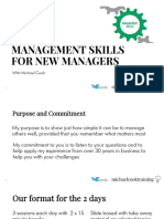 SLIDES - Management Skills For New Managers