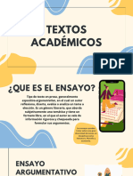 Textos Académicos