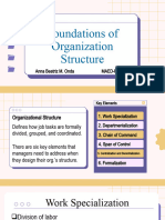 Foundations of Organization Structure - Anna Beatriz Onda