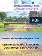 BADAN PERMUSYAWARATAN DESA, BIMTEK 2022 (New)