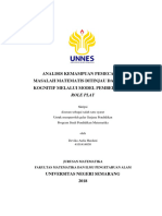 Analisis Kemampuan Pemecahan Masalah Matematis Ditinjau Dari Gaya Kognitif Melalui Model Pembelajaran