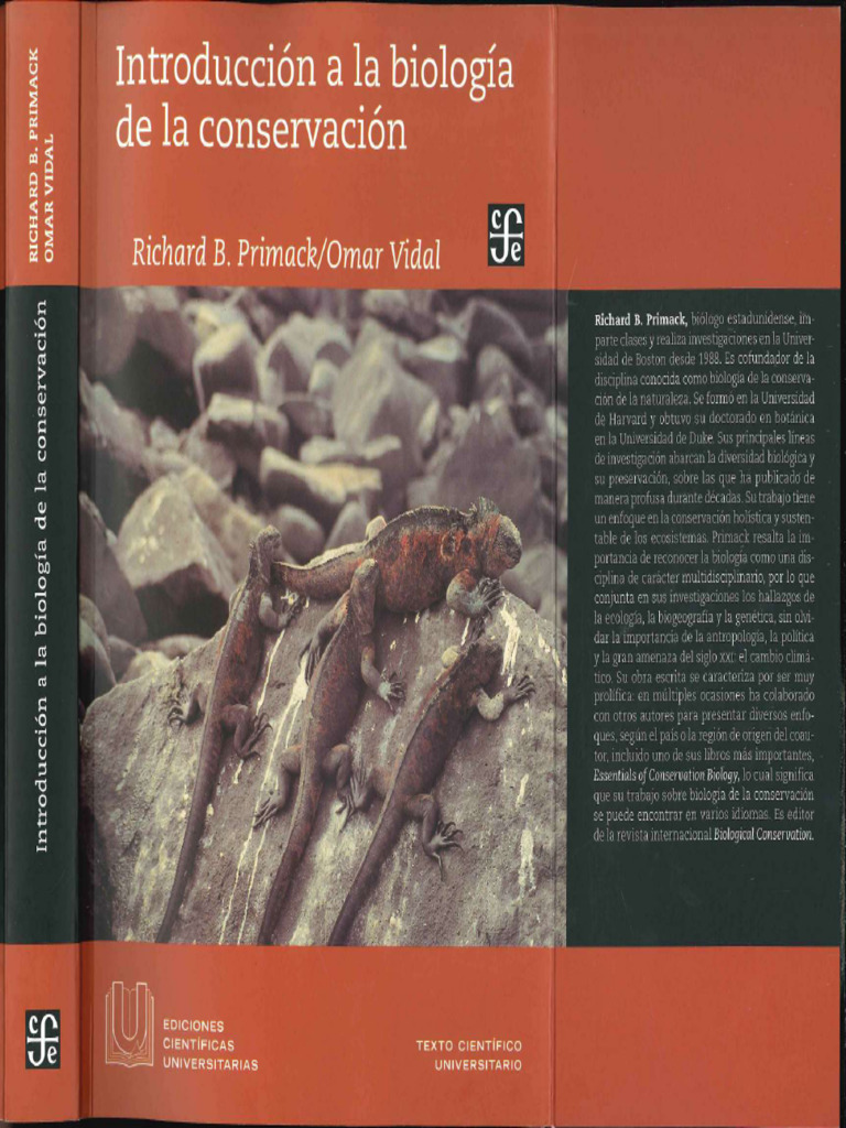 Primack y Vidal 2019 Introducción A La Biología de La Conservación | PDF