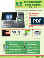 Finger Print Time Clock WE-68