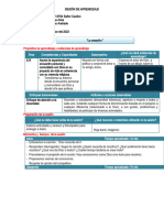 Sesión de Aprendizaje La Creación