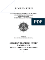 Proposal PROGRAM KERJA PRAMUKA Sekolah Terbaru