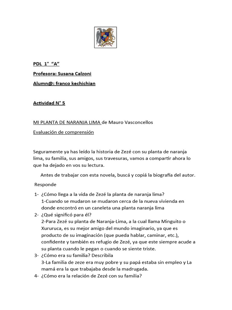 Actividad N°5 1°A franco kechichian1 PDF