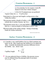 Surface Tension Phenomena