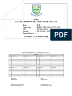 Buku Daftar Kelompok Piket N Belajar