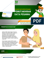 Pemutakhiran Data Pegawai Mandiri