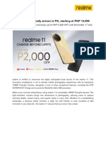 Realme 11 Launch PR
