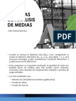 Unidad III Técnicas de Análisis de Medias