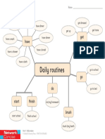 Network Concise Daily Routine Verbs Unit3