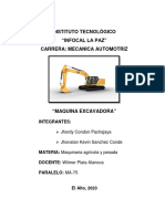 Informe Maquina Excavadora-1