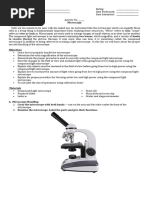 LAB 1 - Microscopy and CELL Overview