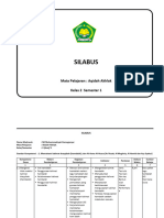 Silabus Aqidah Akhlaq Kelas 2 Semester 1 Mim Karanganyar 2013 2014