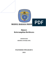 Modul 11 Bahasa Indonesia - Keterampilan Berbicara