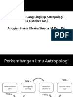 Ruang Lingkup Dan Batasan Antropologi