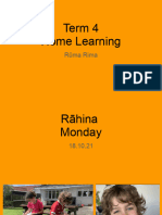 R5 Home Learning Term 4