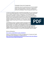 Reflexión Sobre El Video Principales Teorías de La Comunicación