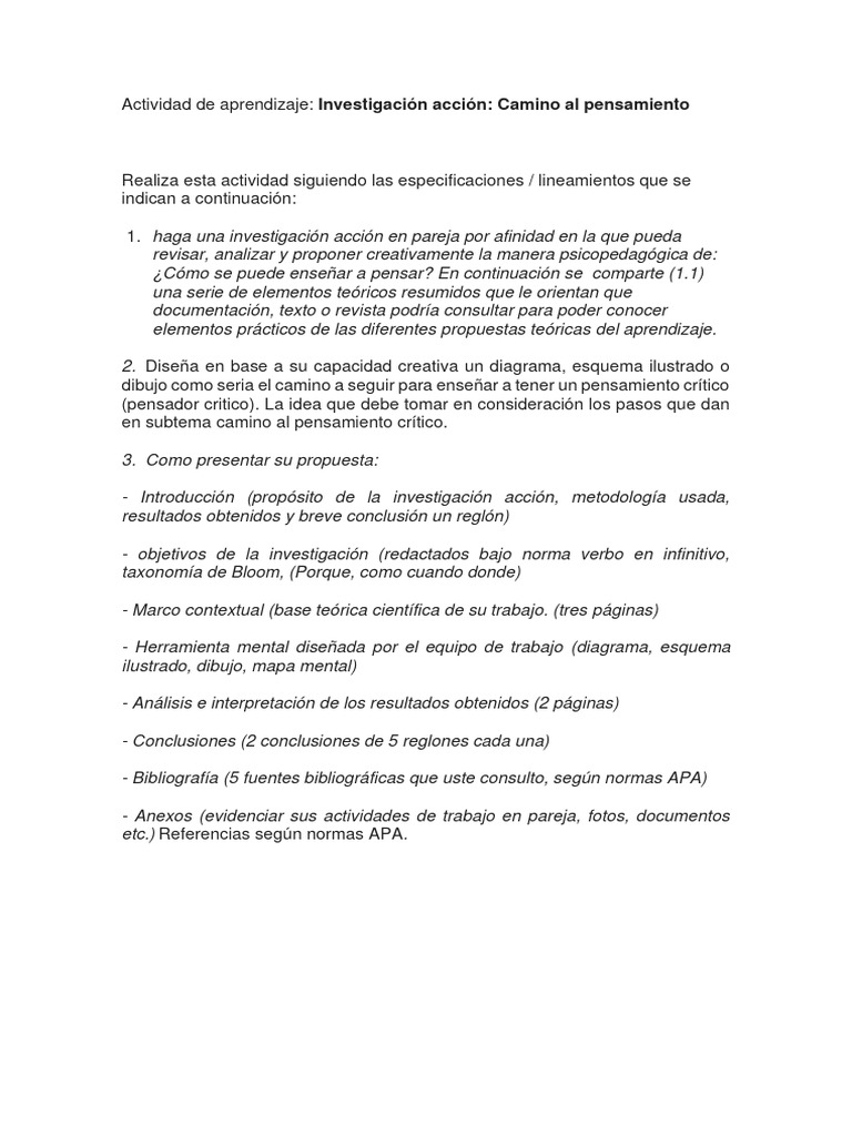 Enseñanza del Pensamiento Crítico | PDF | Evaluación | Plan de estudios