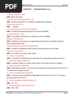 Chapter 7 - Introduction To C++