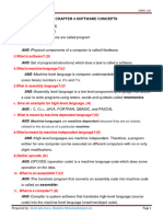 Chapter 4 - Software Concepts