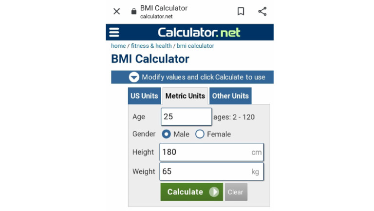 BMI Calculator | PDF