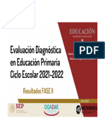 Resultados Diagnóstica 2021-2022 - II Fase - Primaria