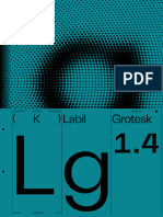 KOMETA Labil Grotesk 1.4 Specimen