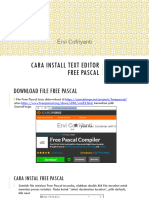 Cara Install Text Editor Free Pascal