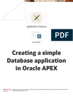 Creating A Simple Database Application in Oracle APEX v22