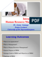 Session 1 Introduction To HRM
