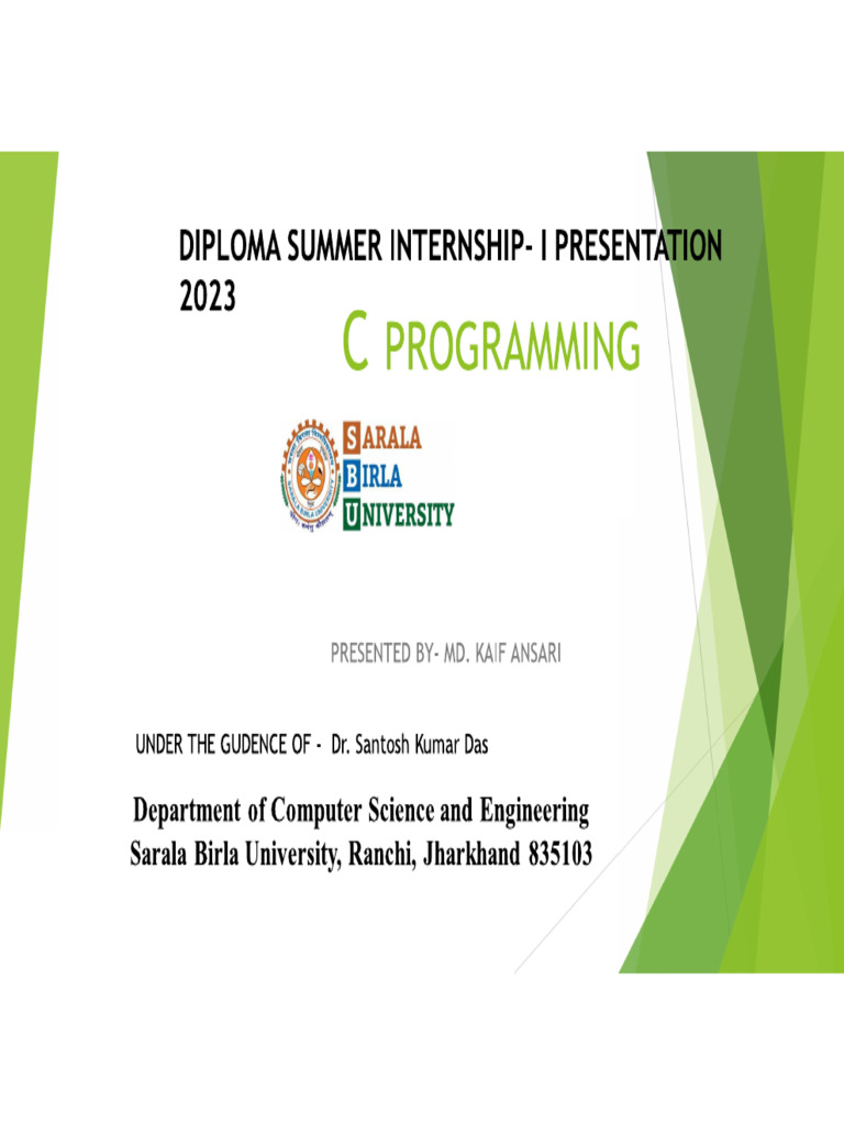 C Programming PDF | PDF