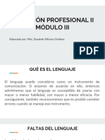 Módulo III Redacción Profesional