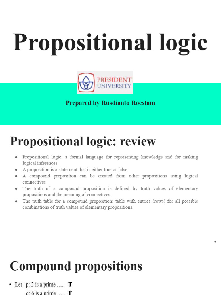 Understanding Propositional Logic Basics | PDF