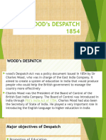 WOOD's DESPATCH 1854 Chap 4