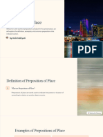 Preposition of Place